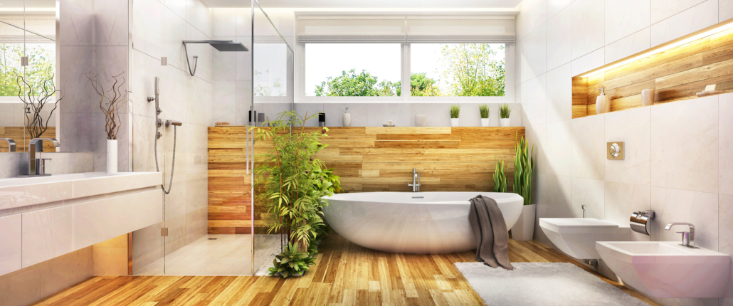 Modern design bathroom